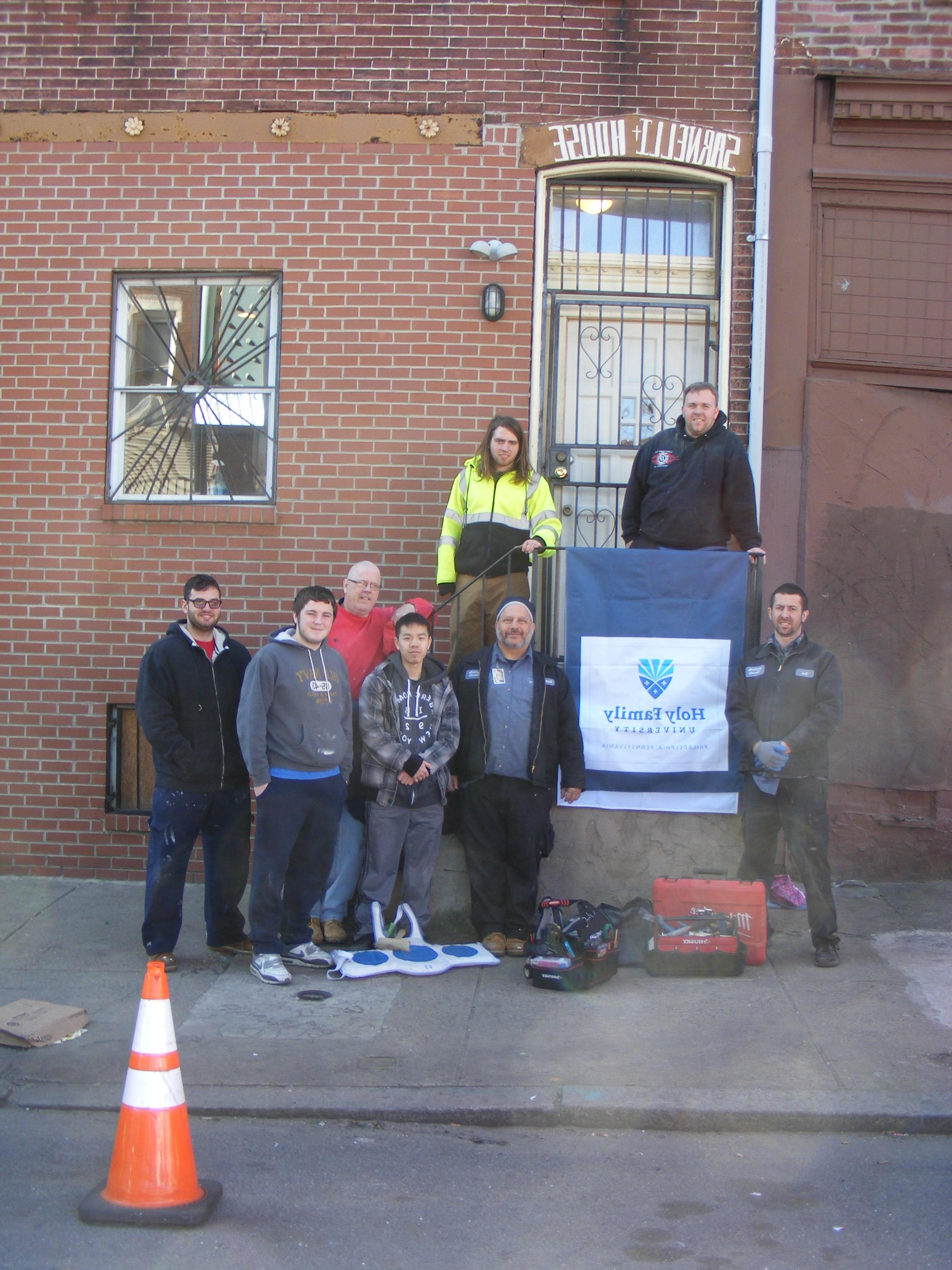 Holy Family students and staff volunteer in the community